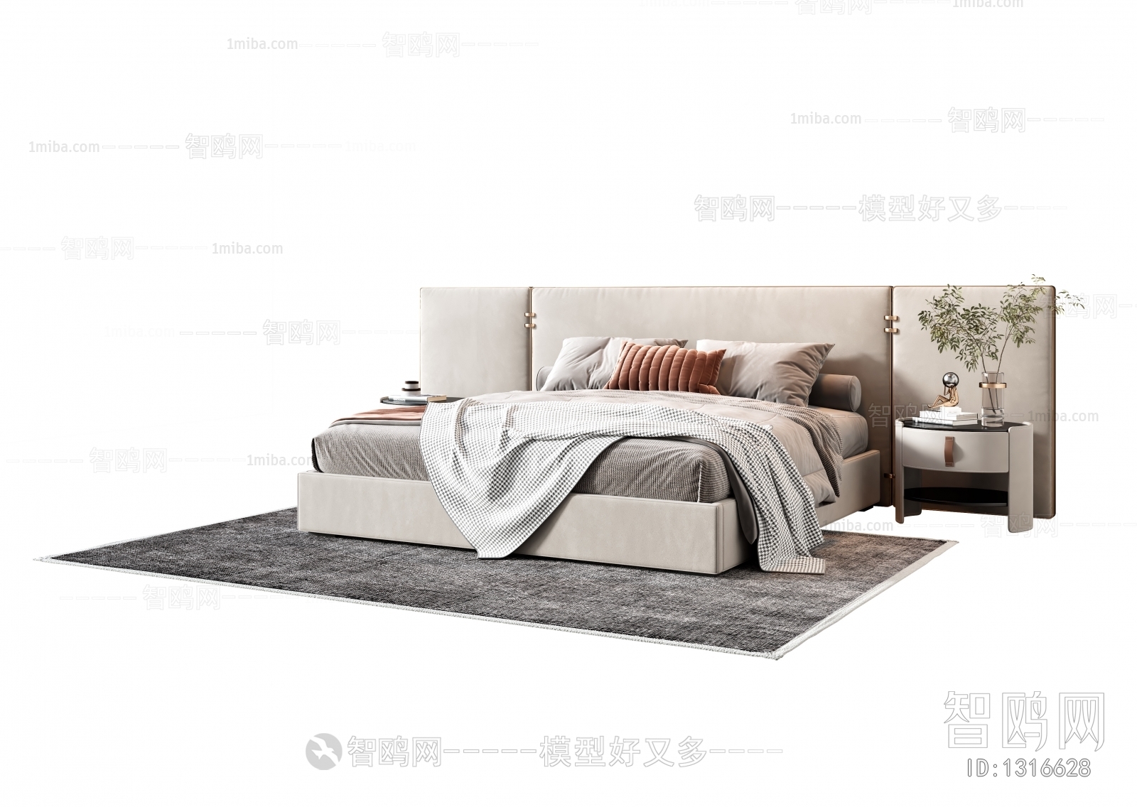 Modern Double Bed