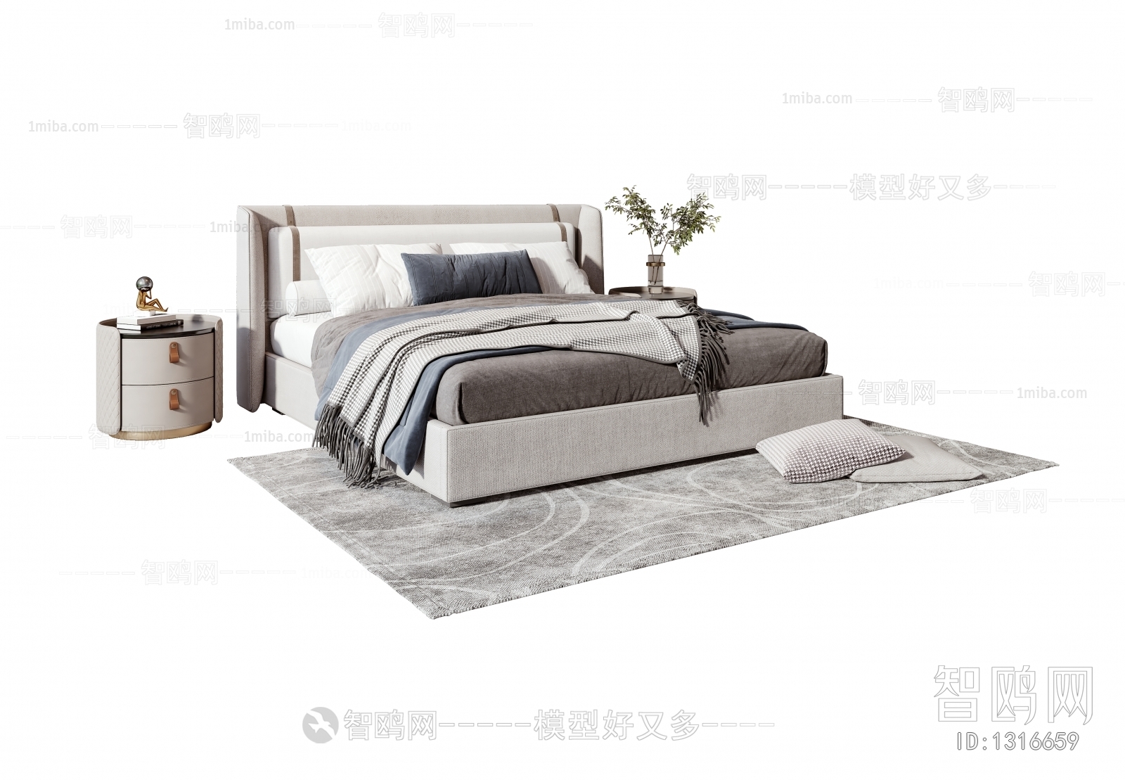 Modern Double Bed