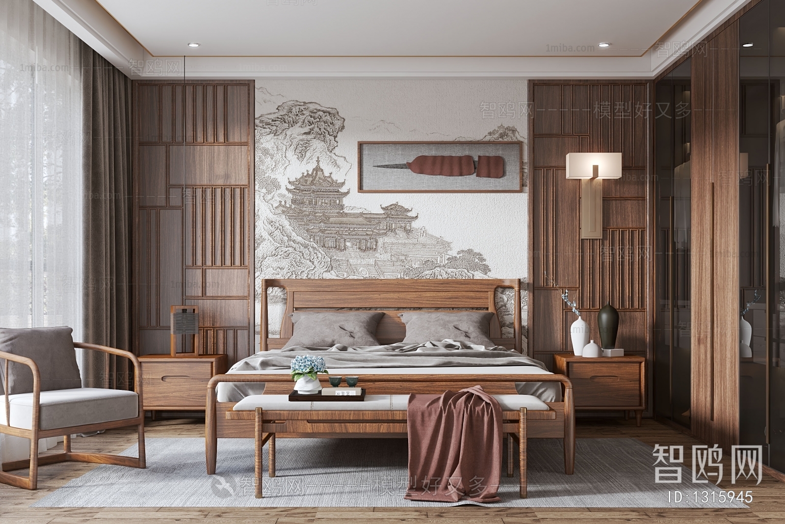 Chinese Style Bedroom