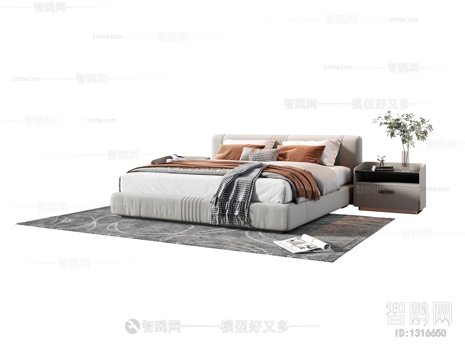 Modern Double Bed