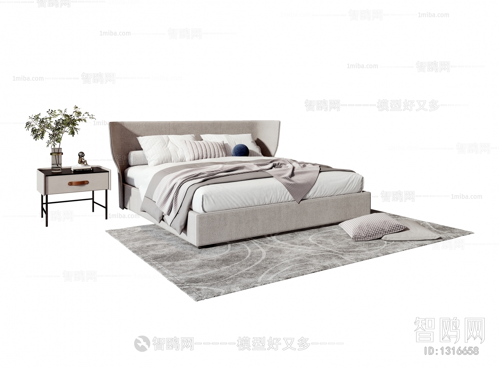 Modern Double Bed