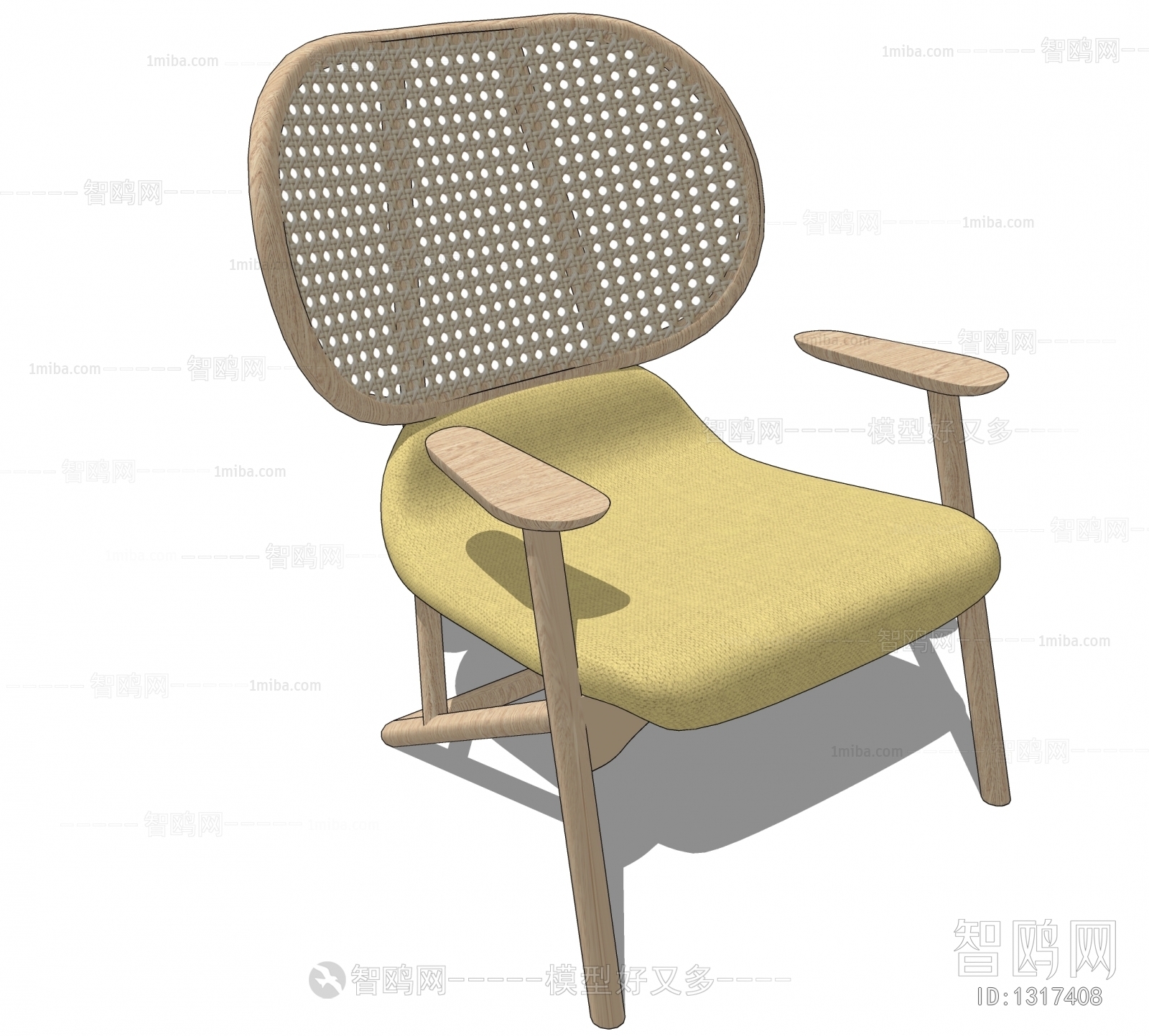 Wabi-sabi Style Lounge Chair