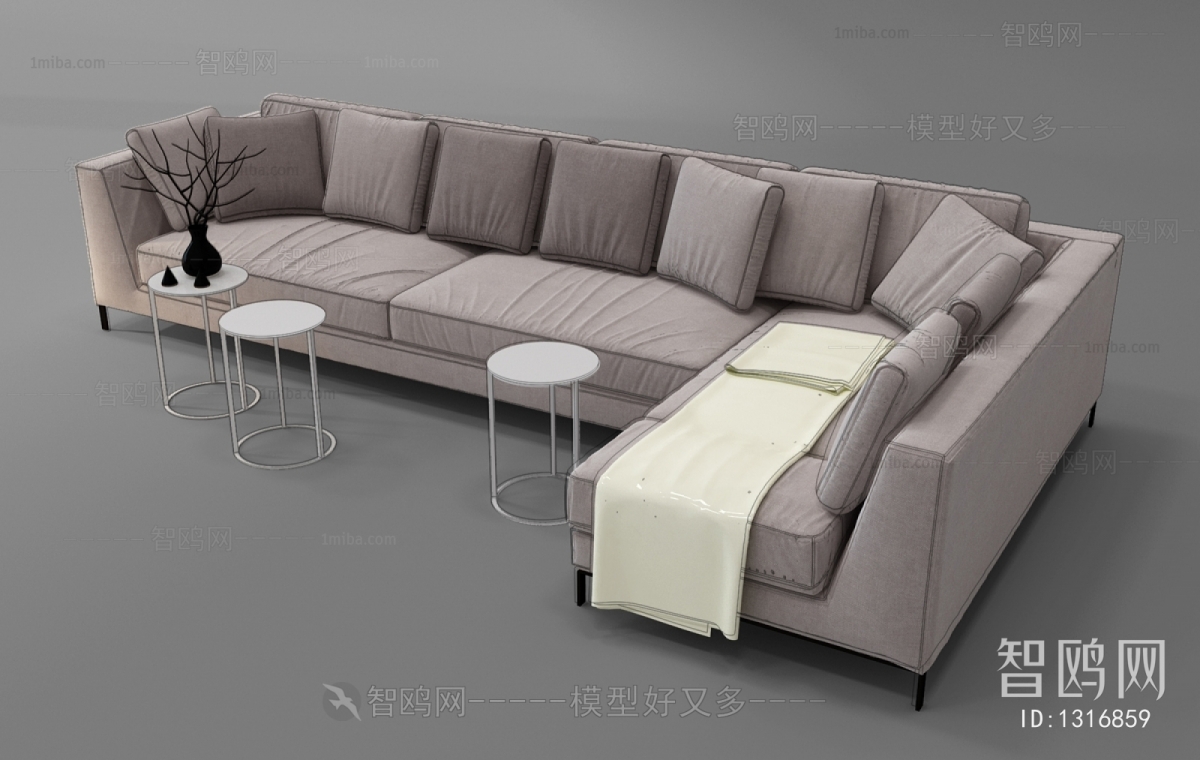 Modern Multi Person Sofa