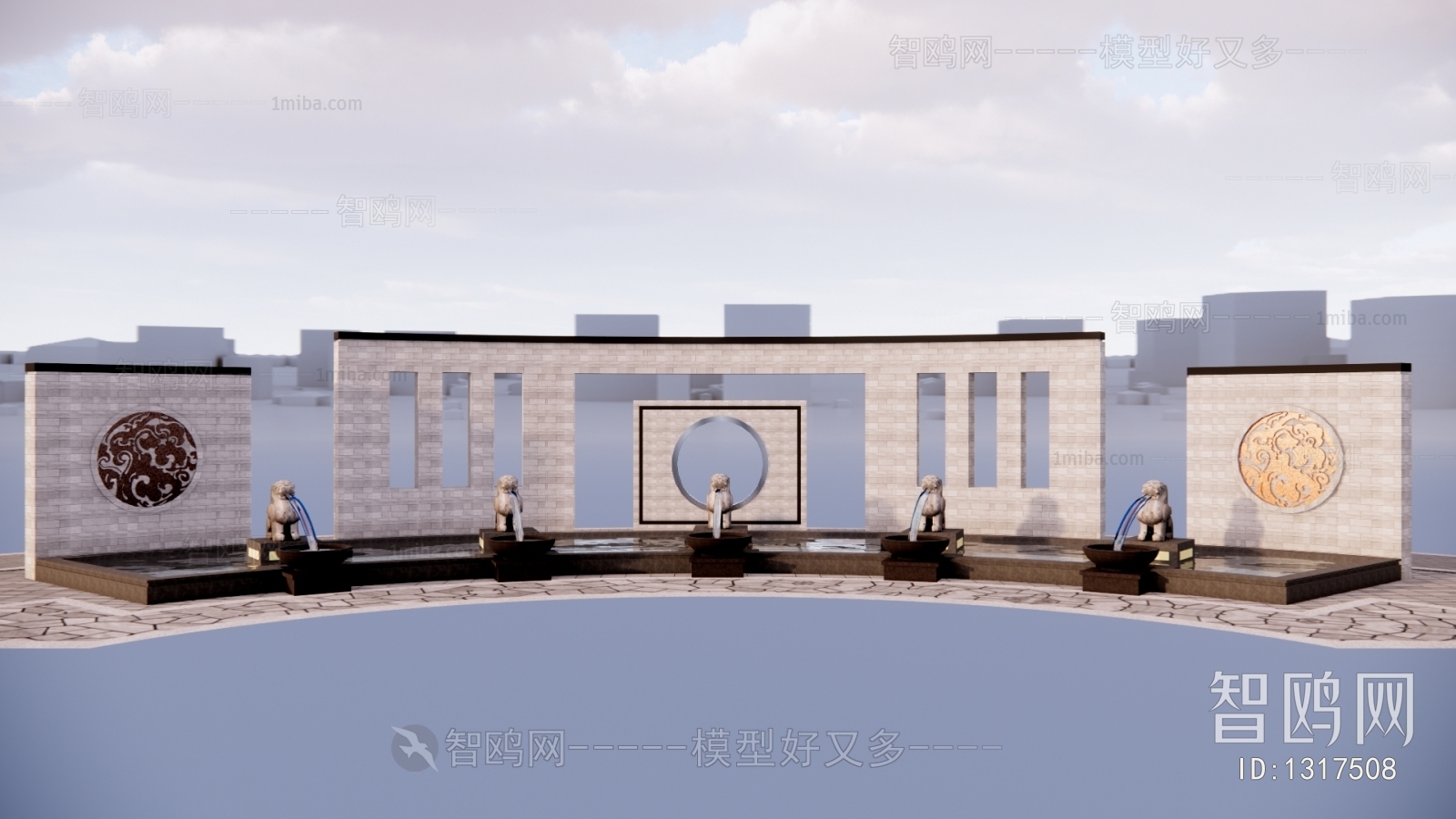 New Chinese Style Building Component