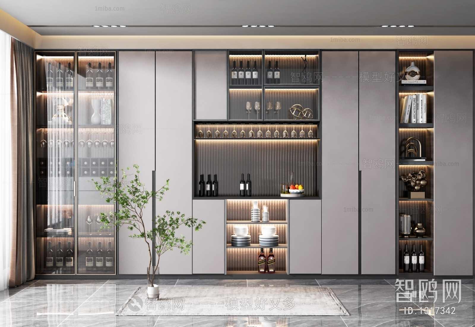 Modern Wine Cabinet