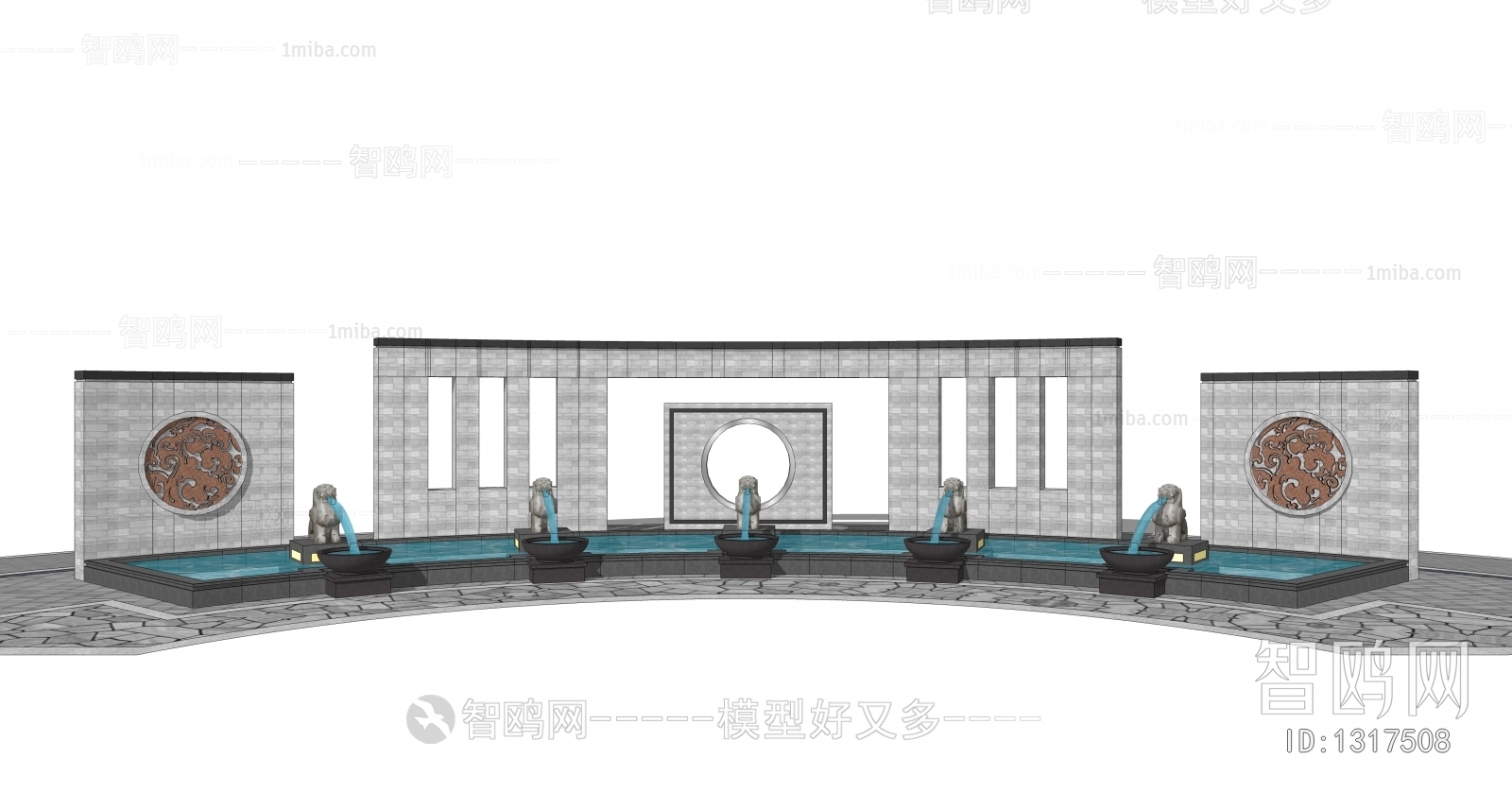 New Chinese Style Building Component