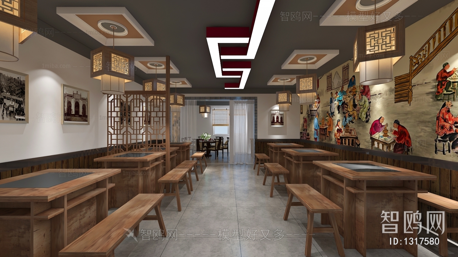 Chinese Style Catering Space