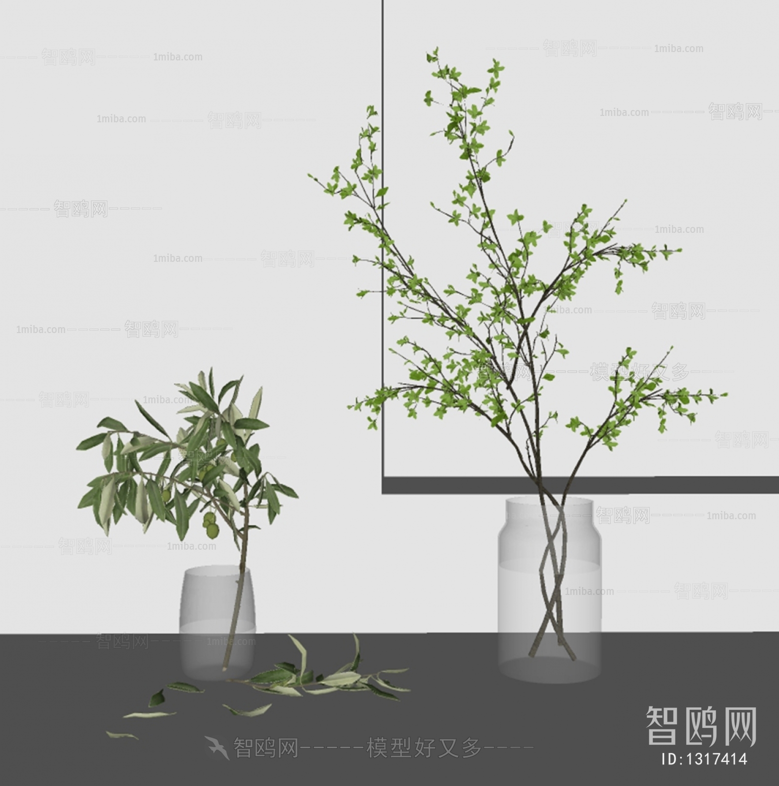 现代桌面水生植物