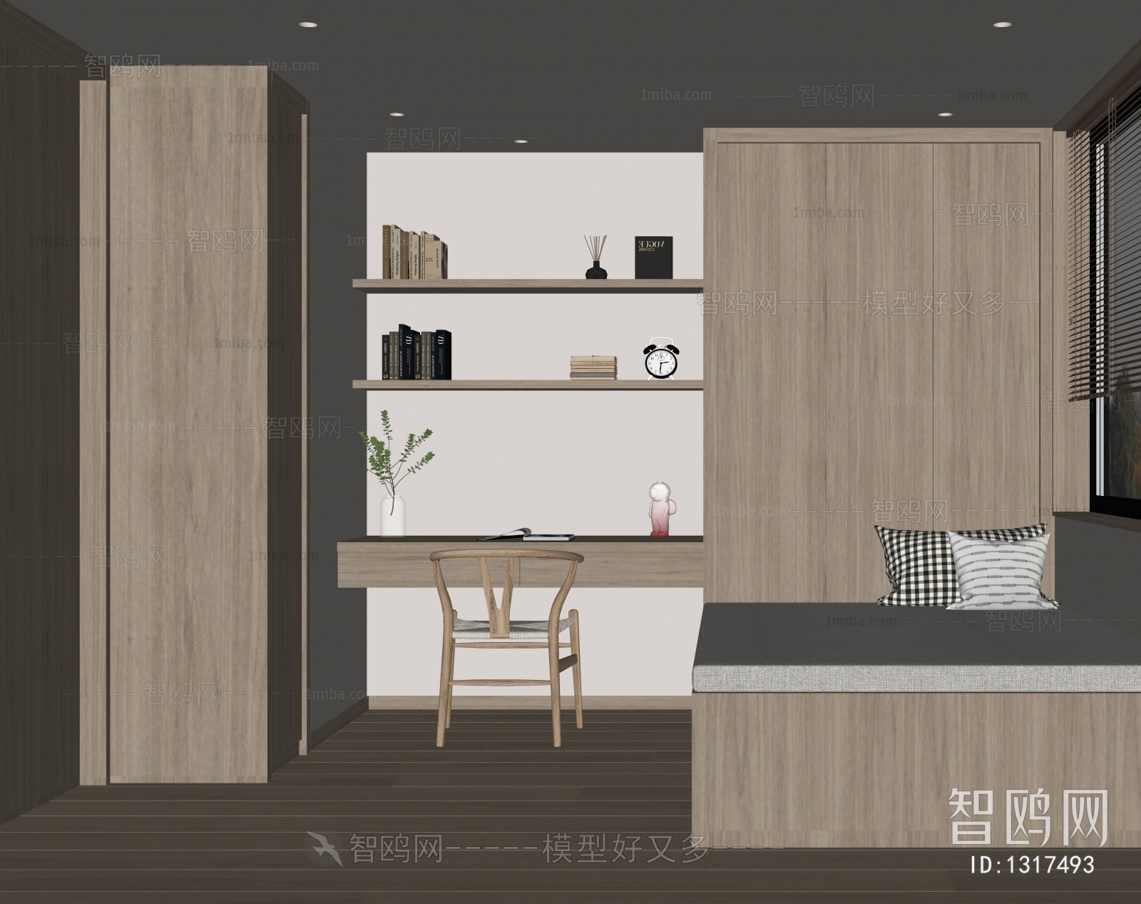 New Chinese Style Bedroom