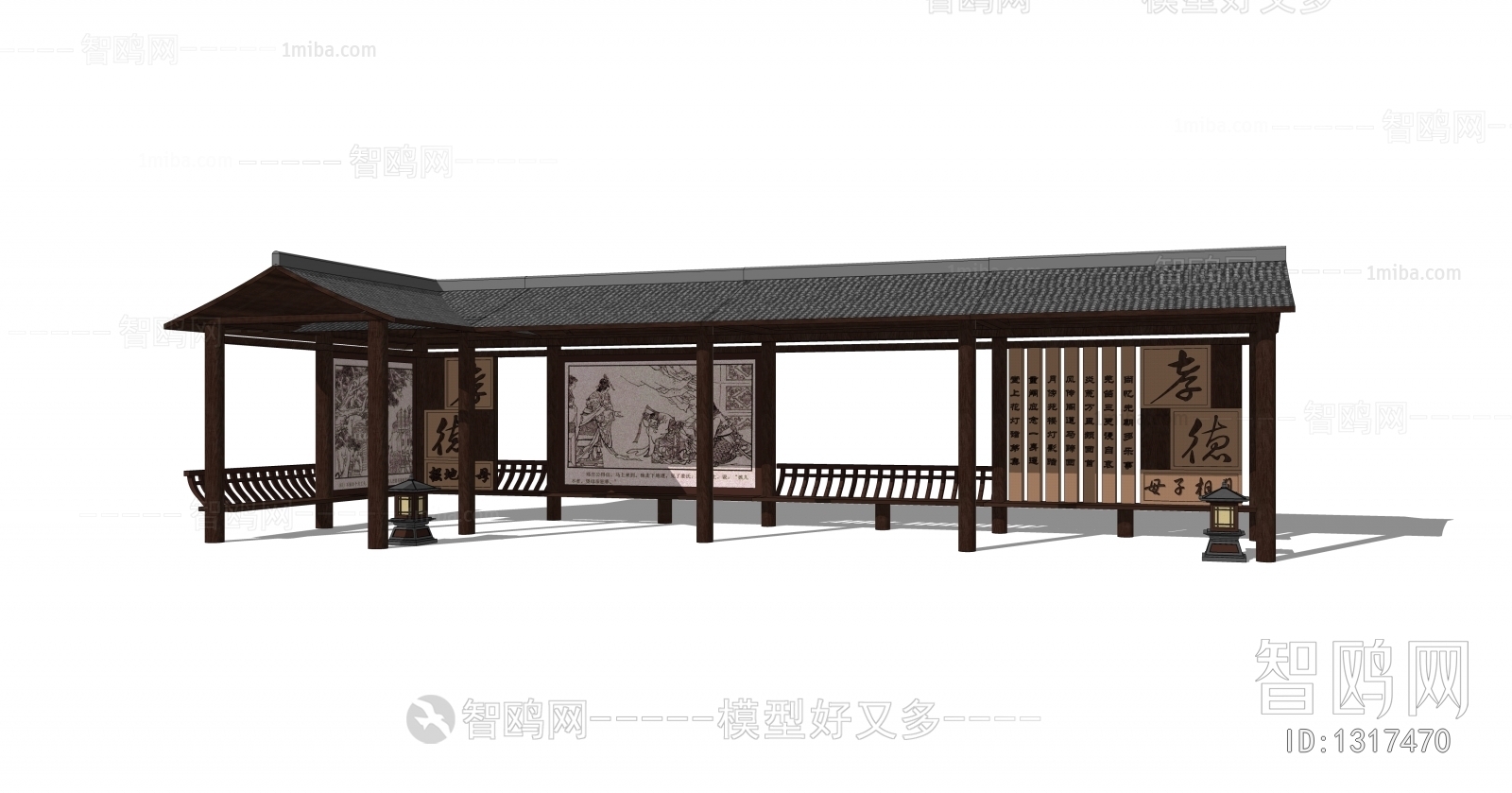 Chinese Style Building Component