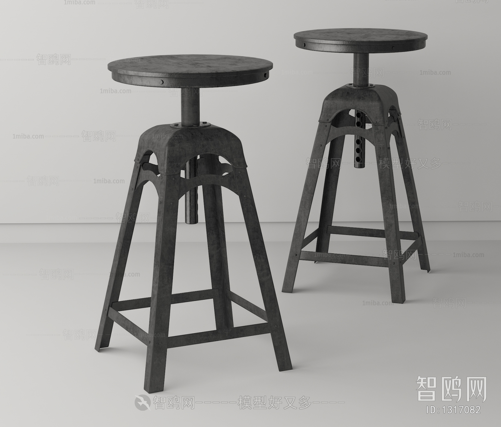 Industrial Style Bar Chair