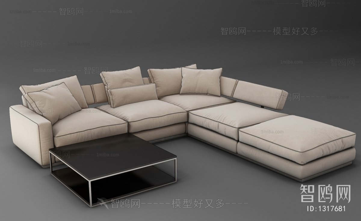 Modern Multi Person Sofa