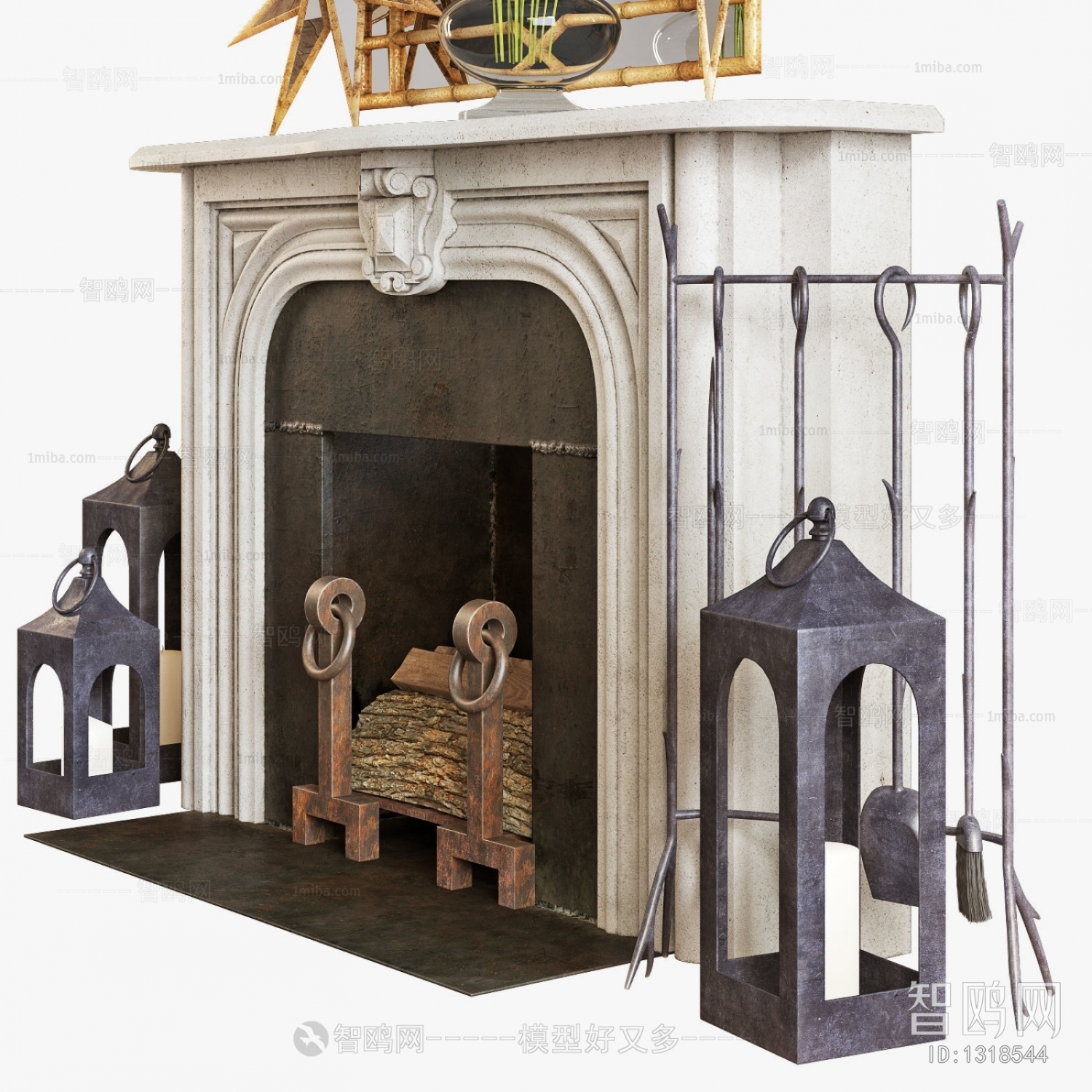 European Style Fireplace