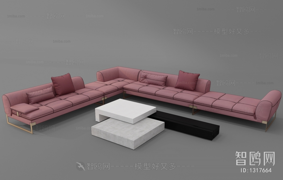 Modern Multi Person Sofa