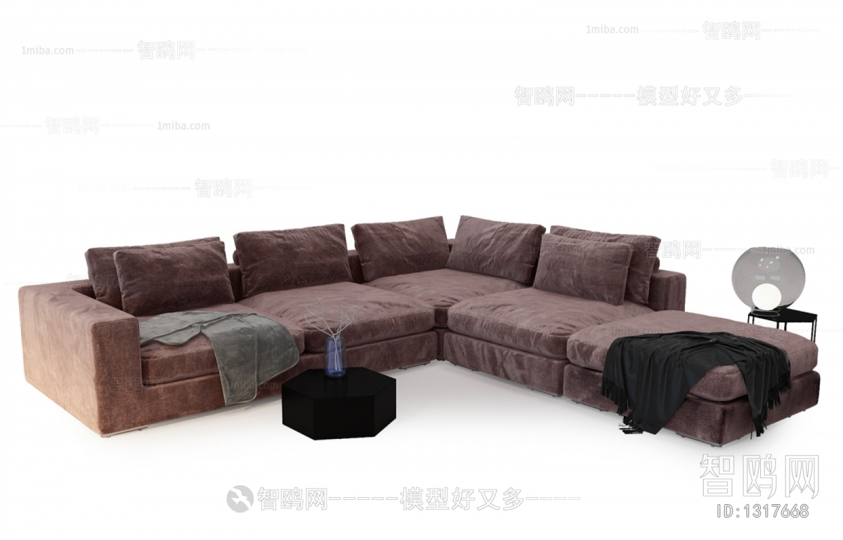 Modern Multi Person Sofa