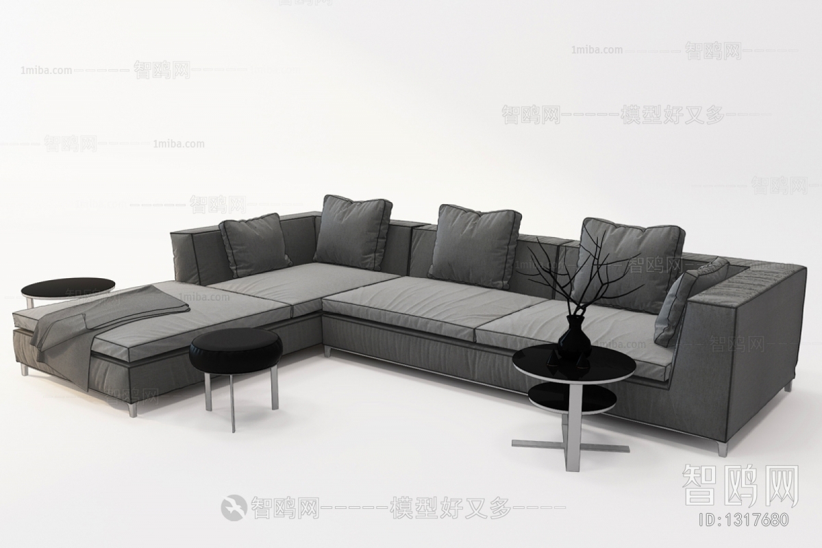 Modern Multi Person Sofa