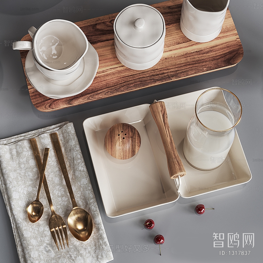 Nordic Style Cutlery/tea Set