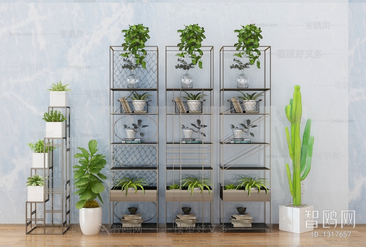 Modern Flower Shelf