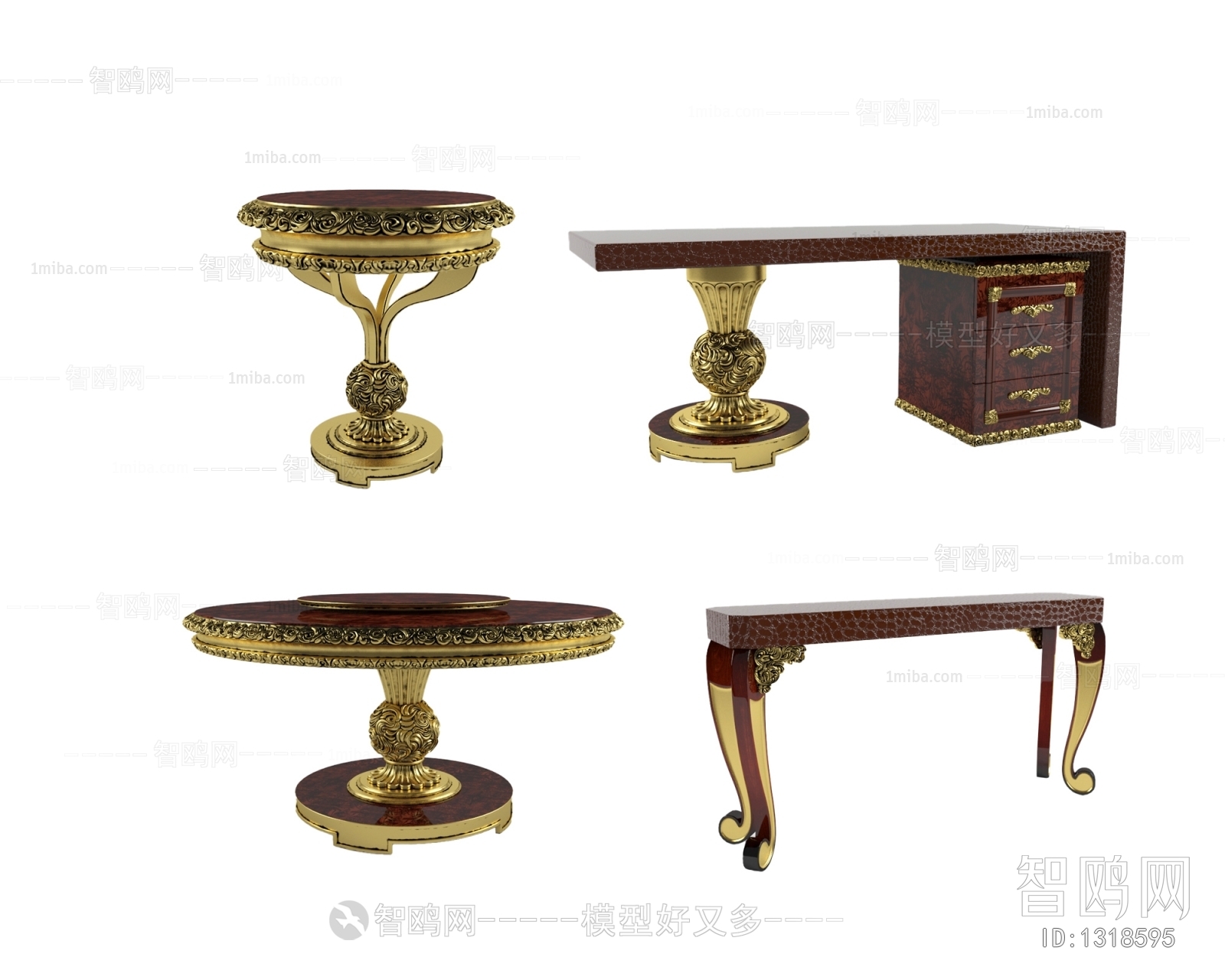 European Style Classical Style Retro Style Desk