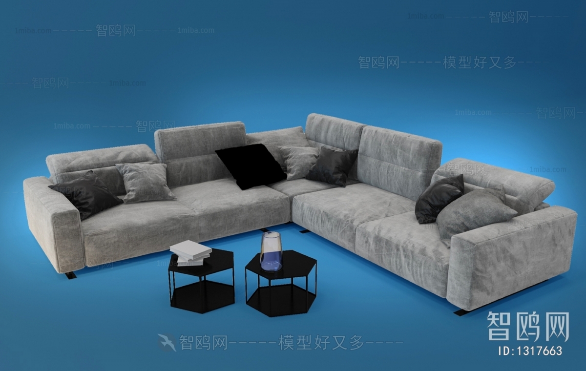 Modern Multi Person Sofa