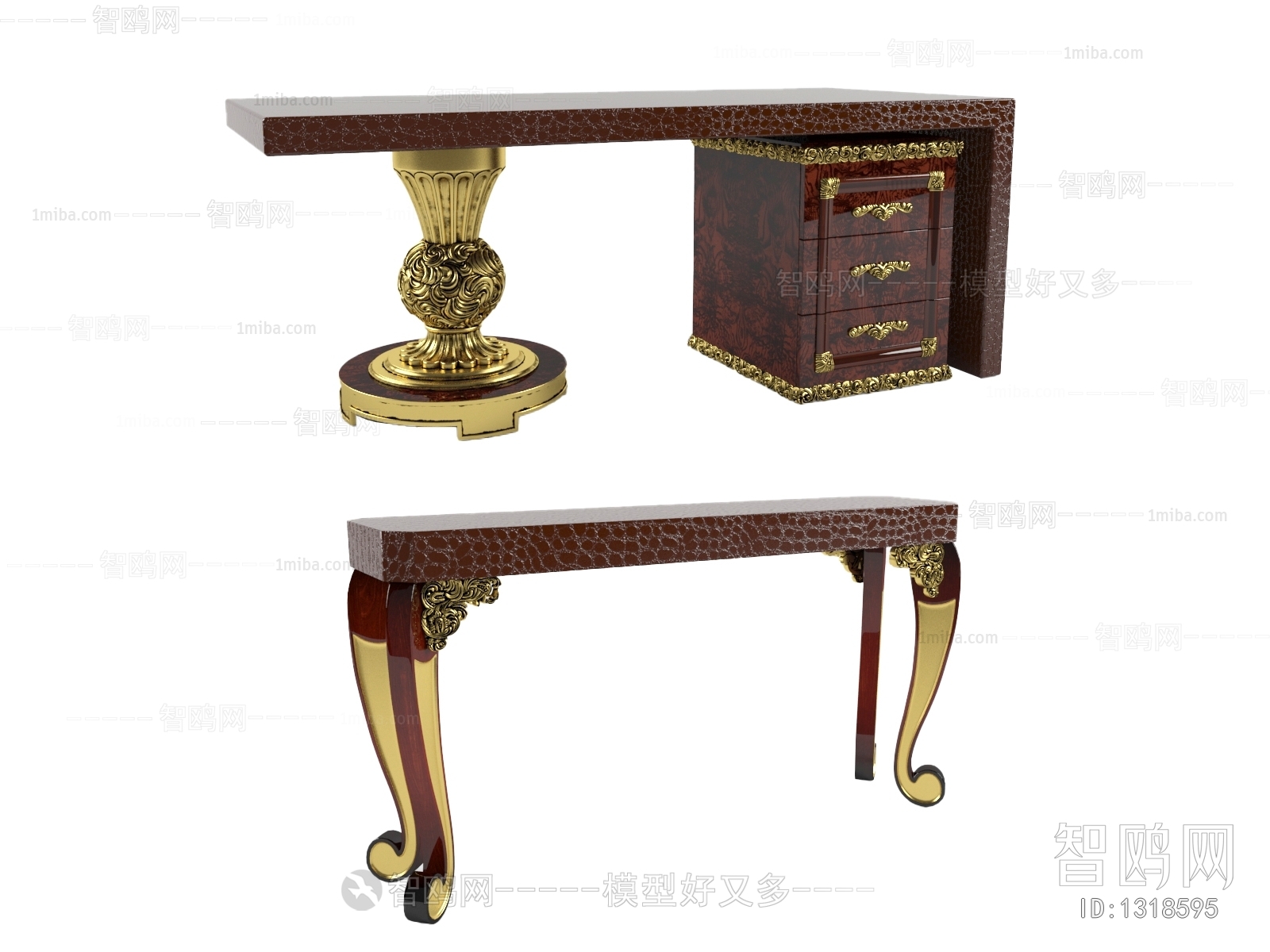 European Style Classical Style Retro Style Desk