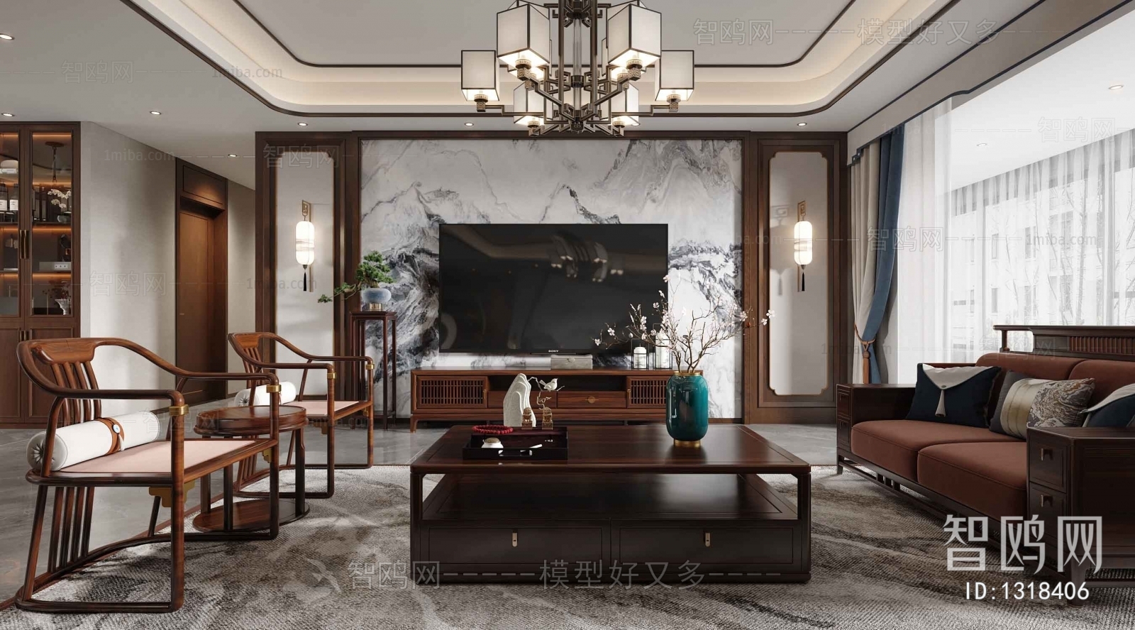 Chinese Style A Living Room