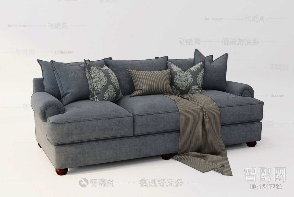 European Style Three-seat Sofa