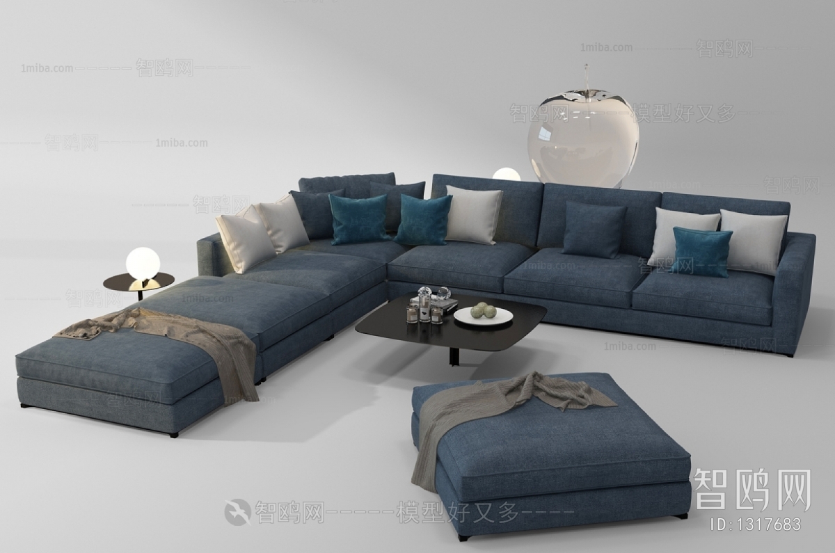 Modern Multi Person Sofa