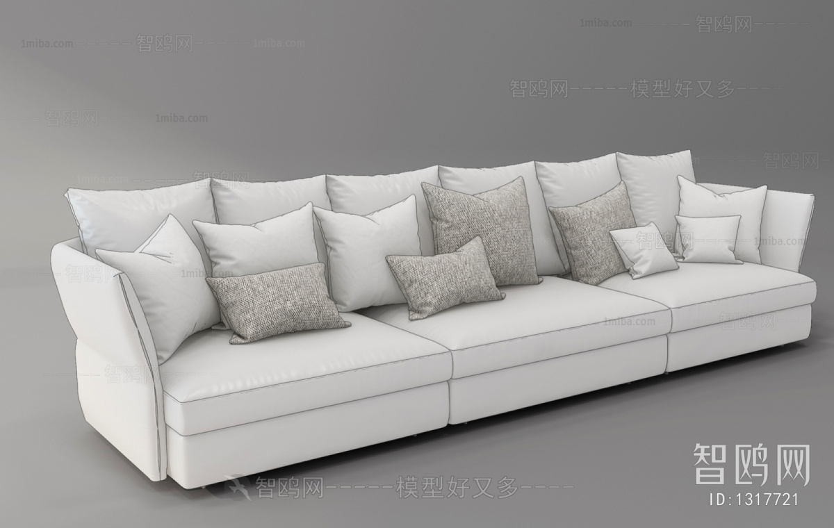 Modern Multi Person Sofa