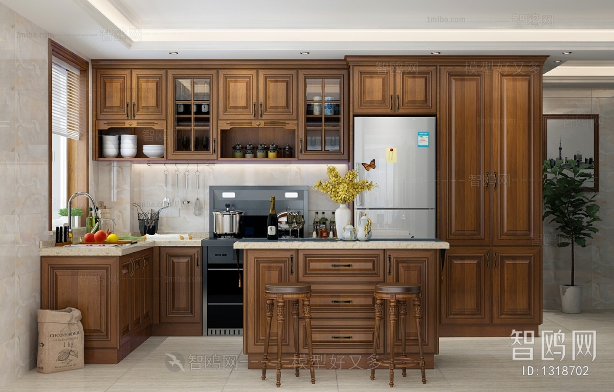 American Style Open Kitchen