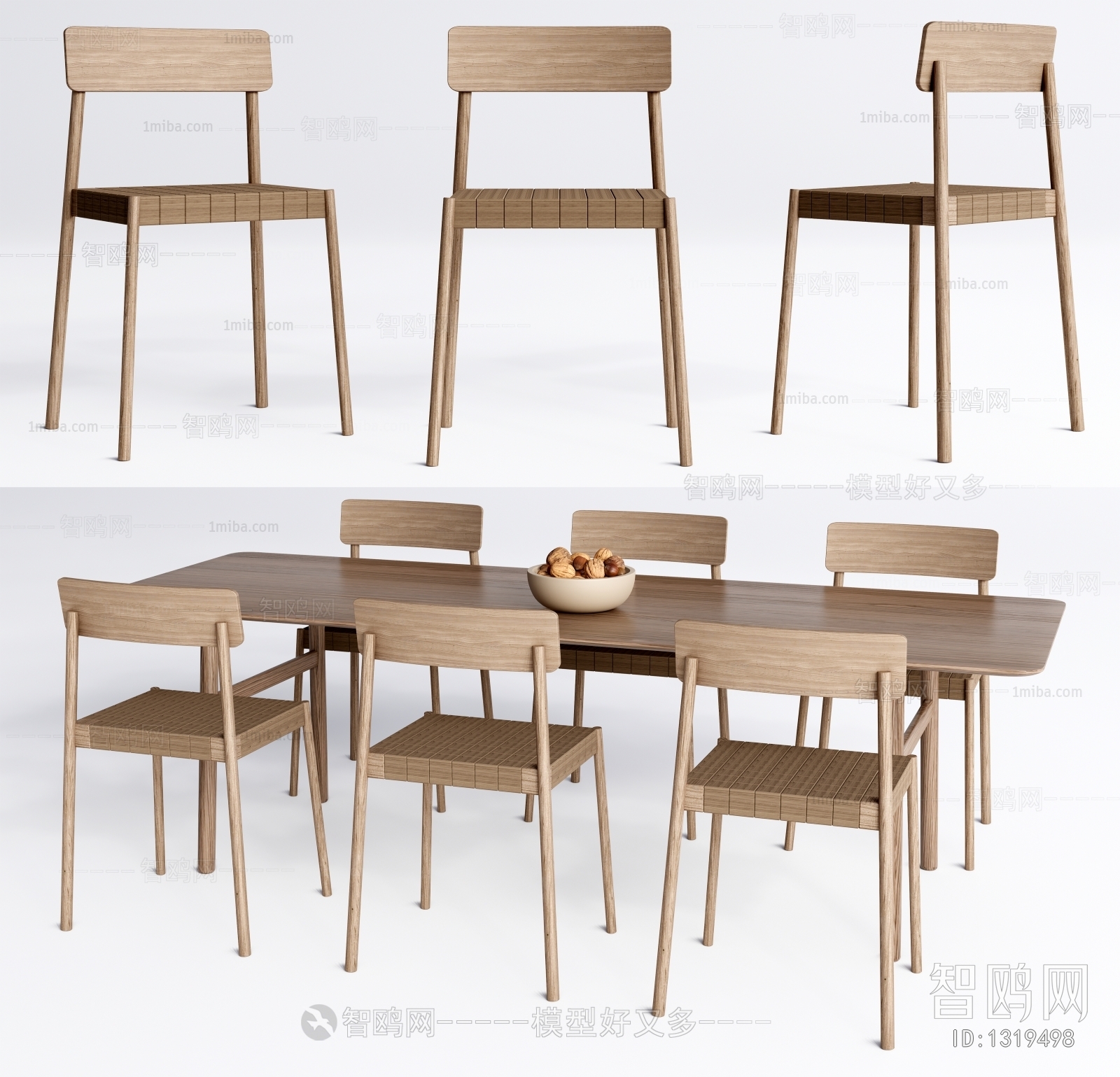 Nordic Style Dining Table And Chairs