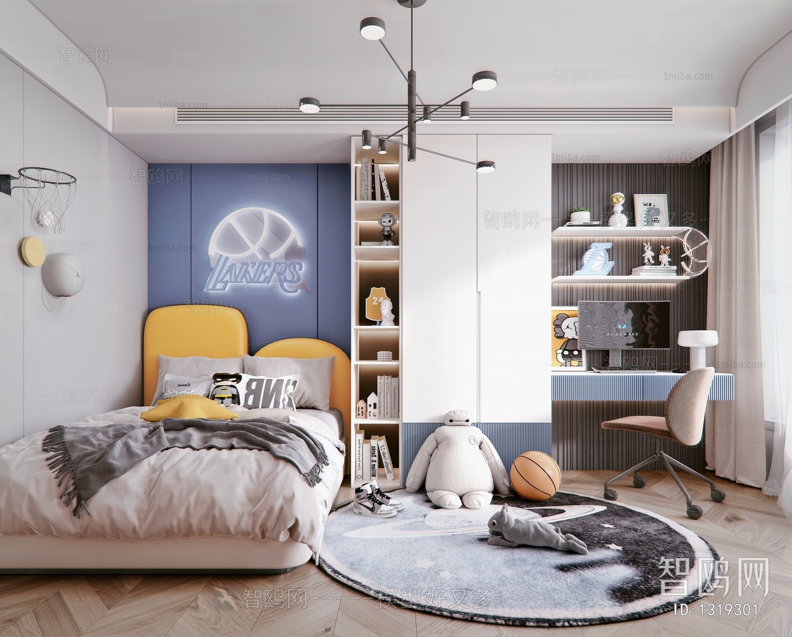 Modern Boy's Room And Son's Room