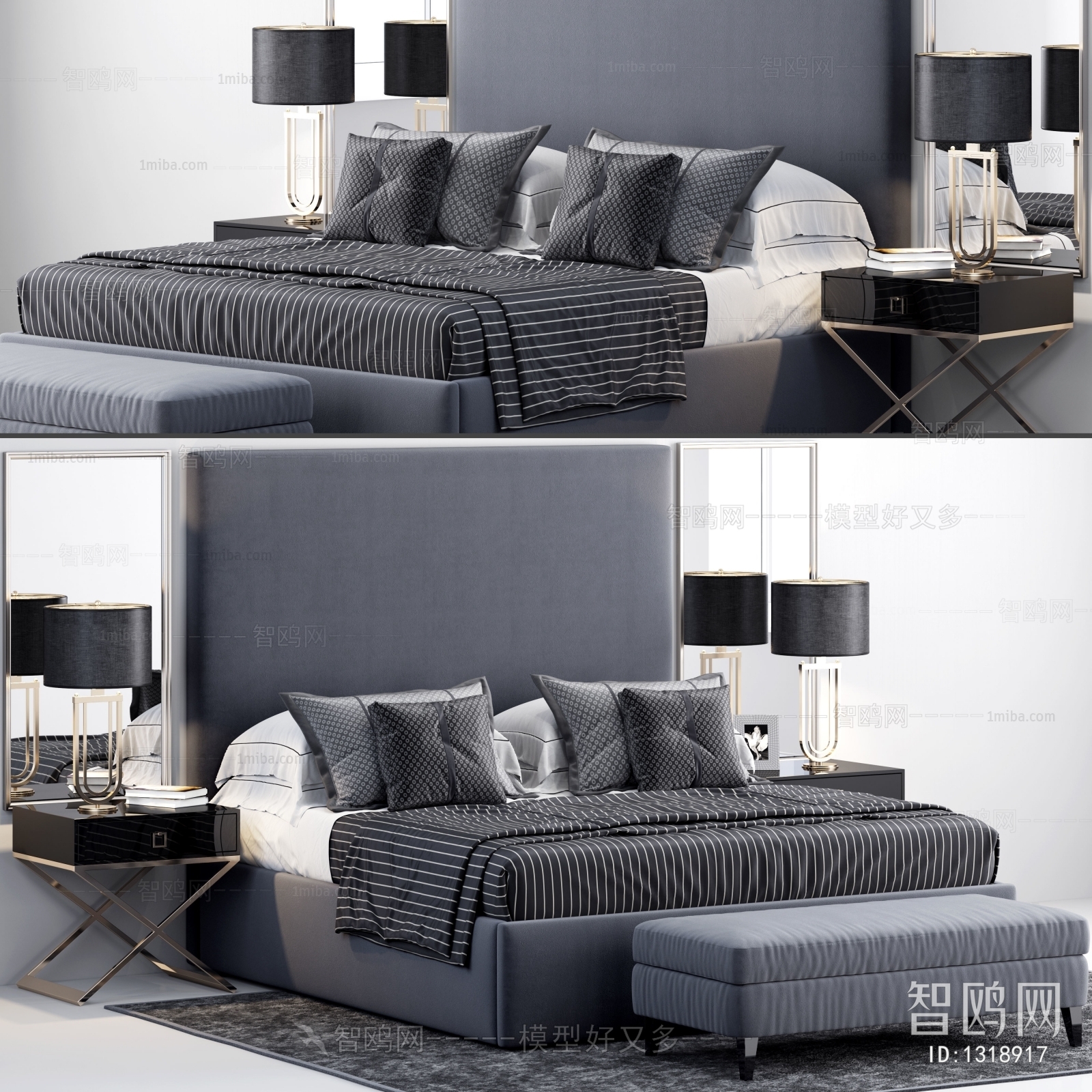 Modern Double Bed