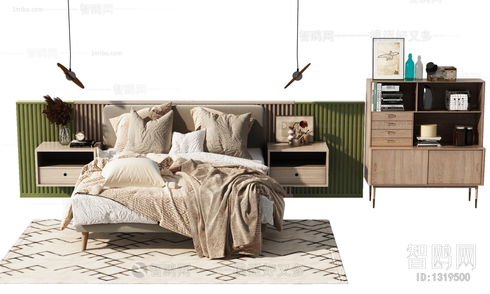 Nordic Style Double Bed