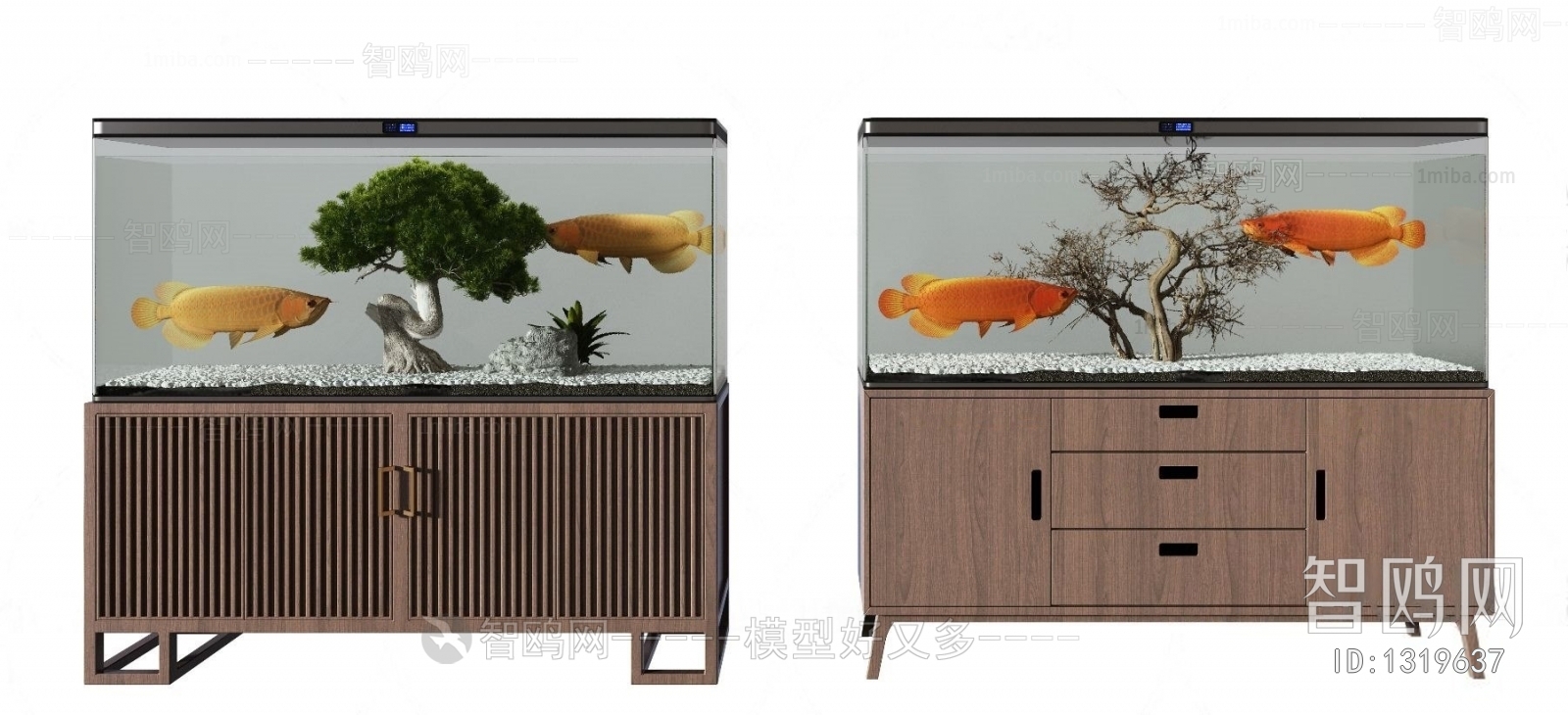 New Chinese Style Fish Tank
