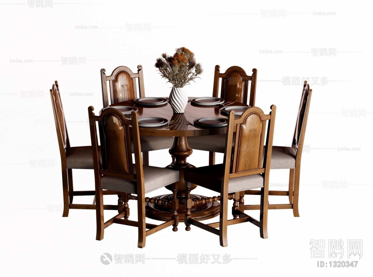 American Style Dining Table And Chairs