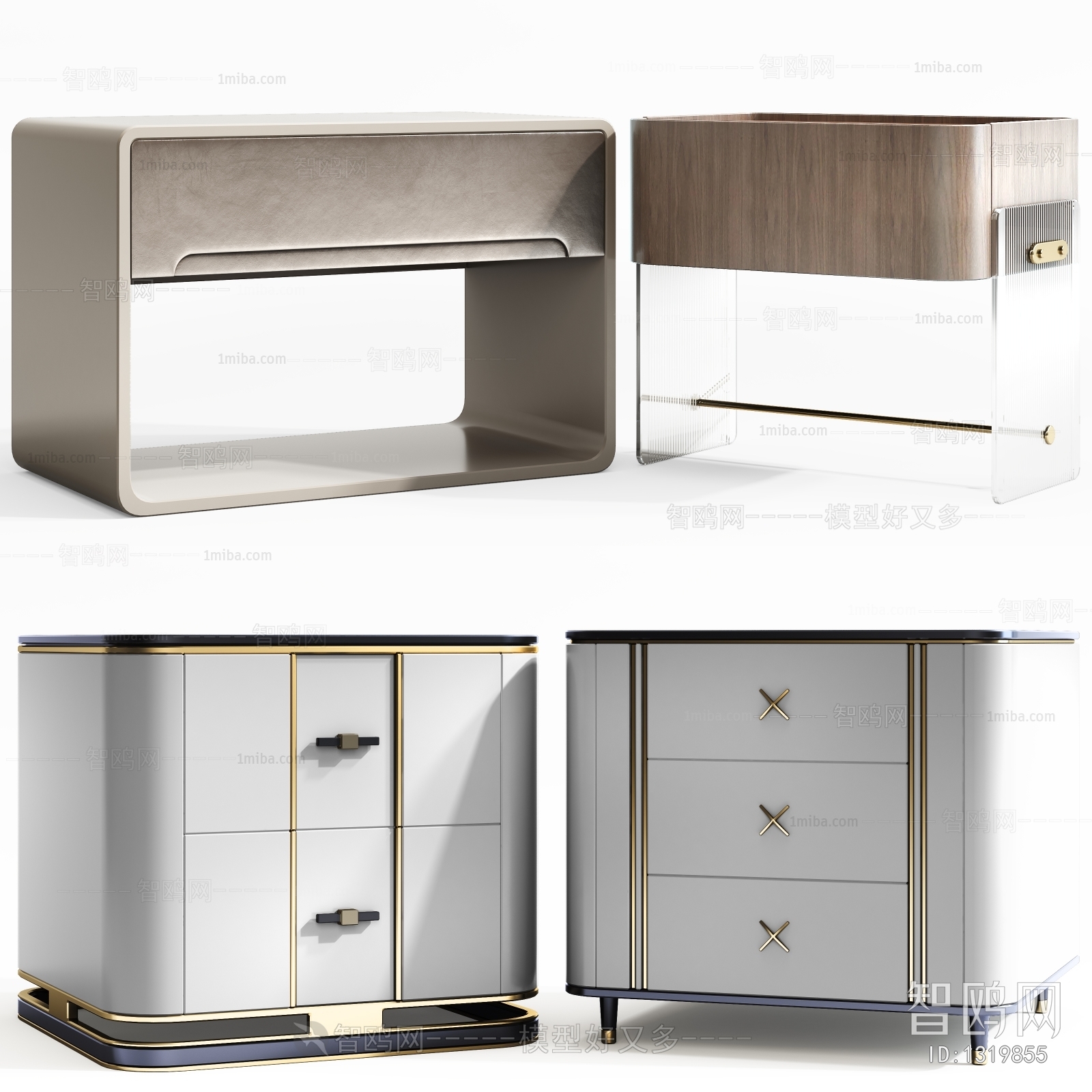 Modern Bedside Cupboard