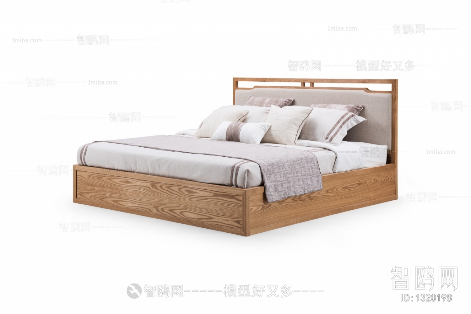 New Chinese Style Double Bed