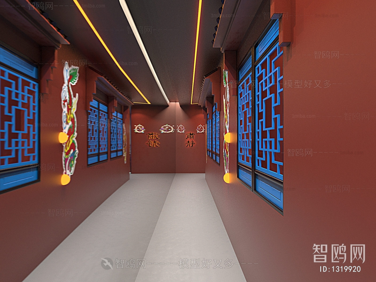 New Chinese Style Space For Entertainment