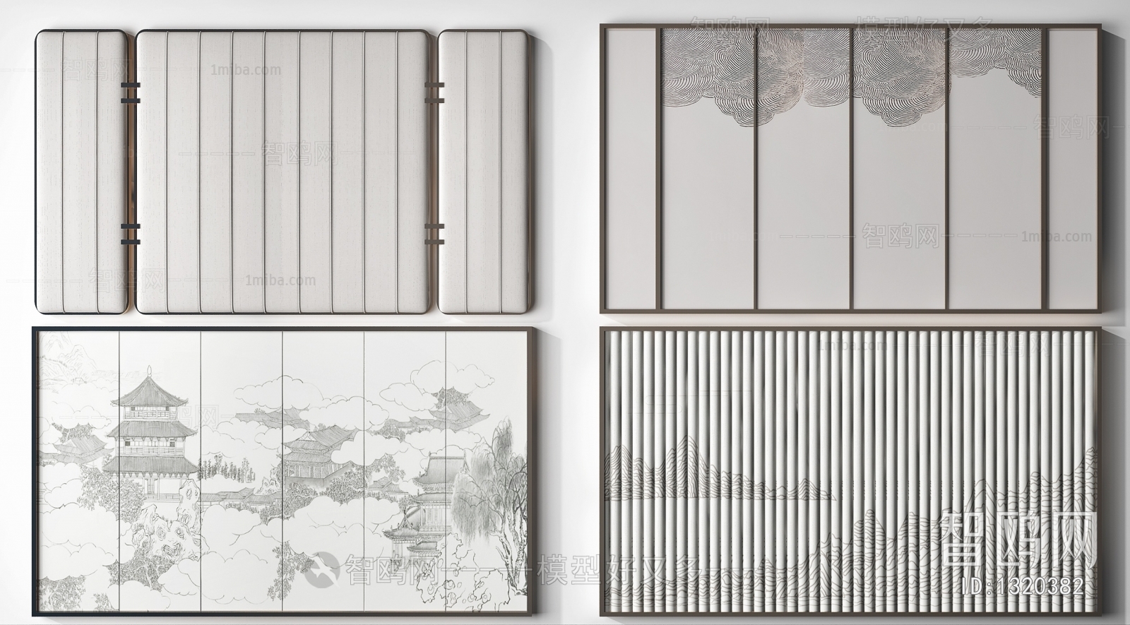 New Chinese Style Soft Wall Panel