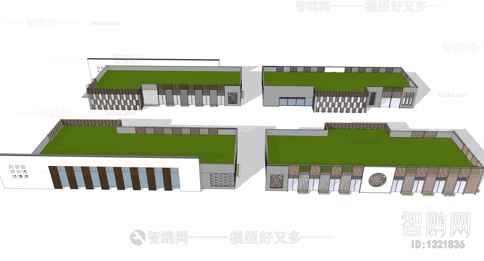 New Chinese Style Villa Appearance