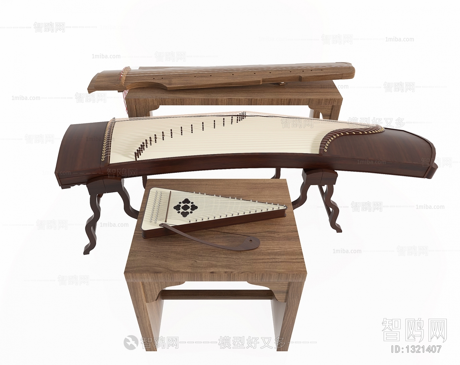 中式音乐器材古筝