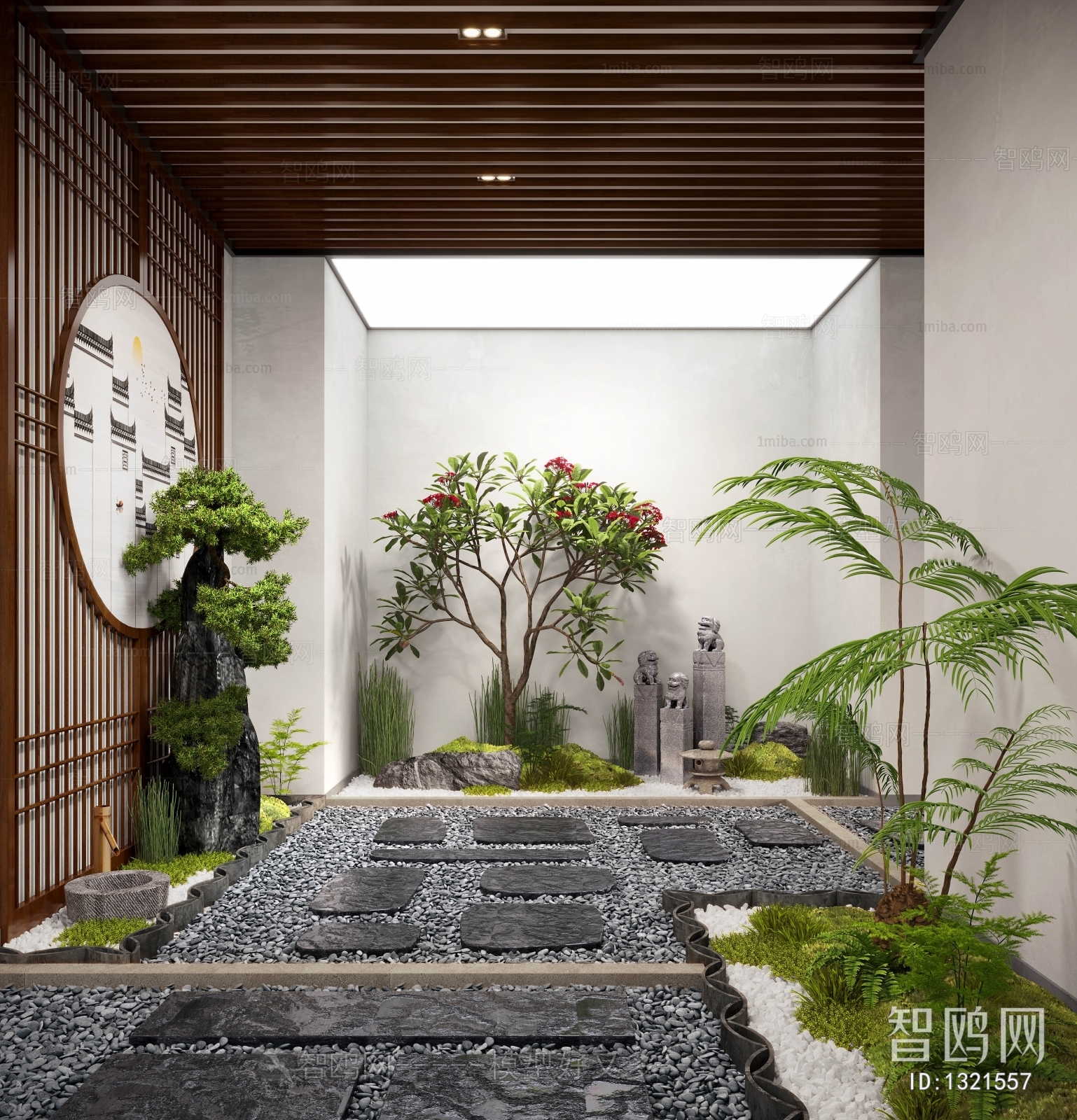 New Chinese Style Courtyard/landscape