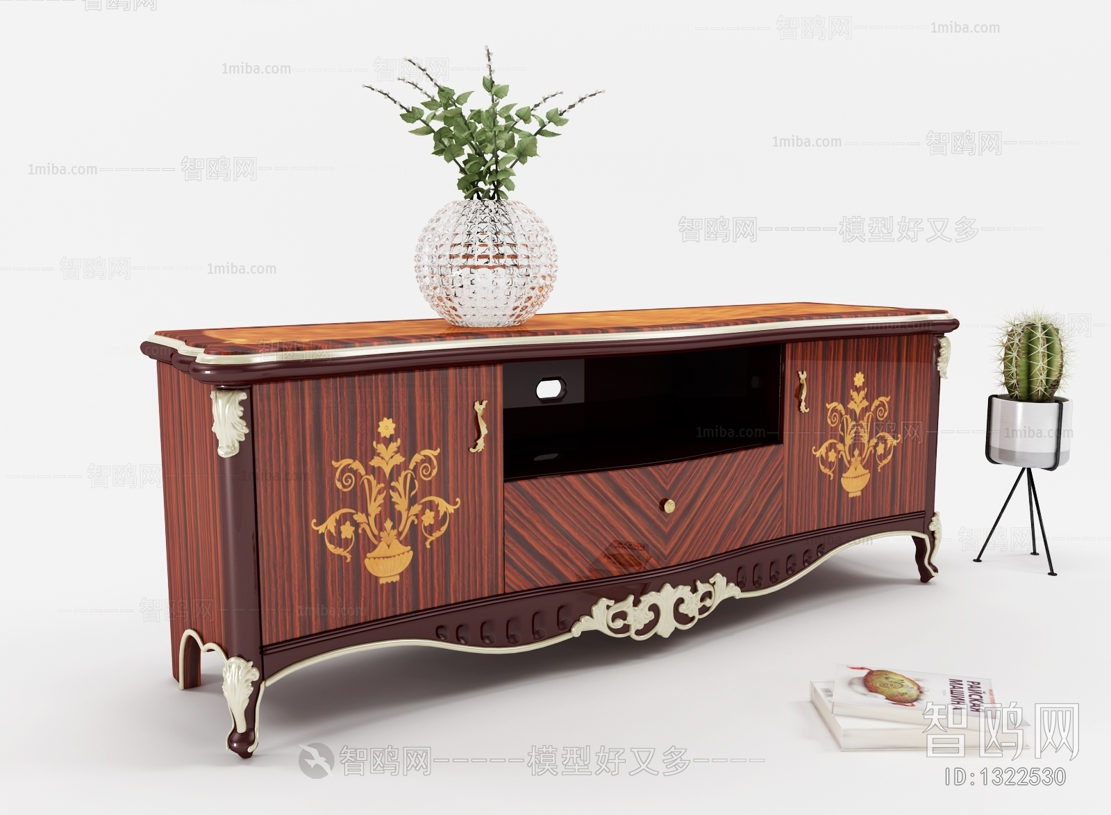 European Style TV Cabinet