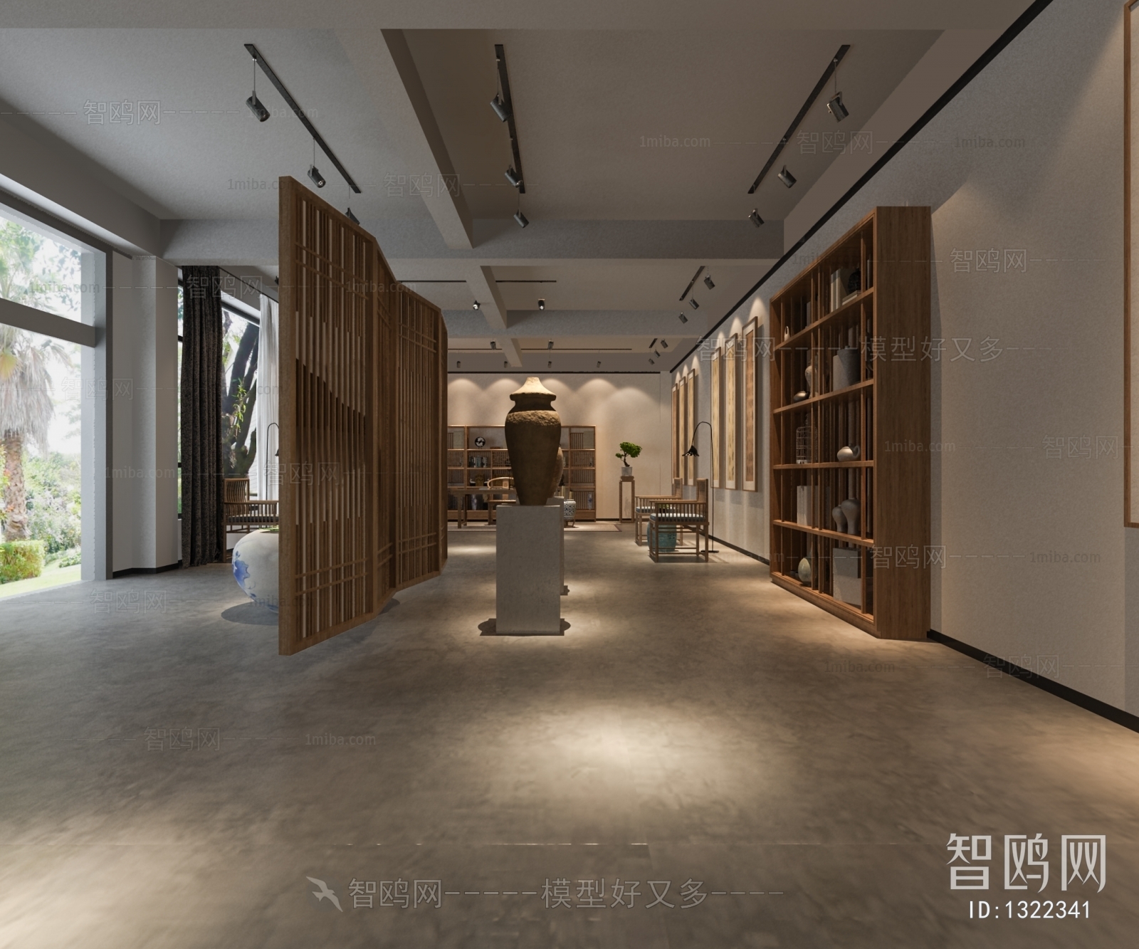 New Chinese Style Exhibition Hall