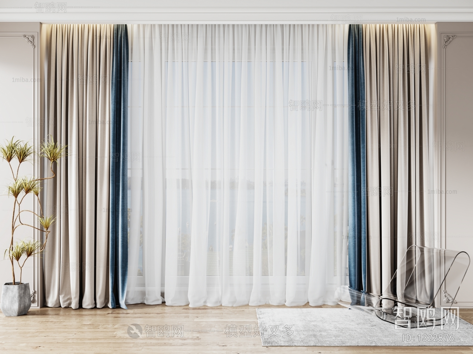 Modern The Curtain