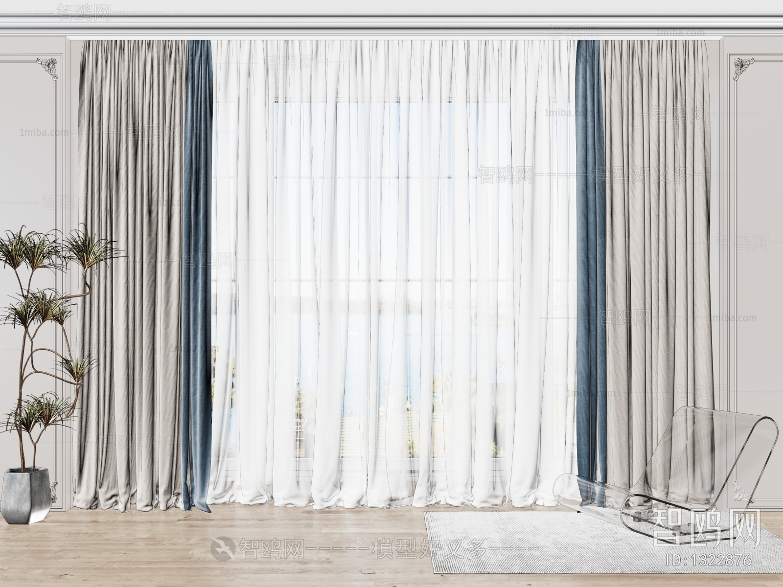 Modern The Curtain