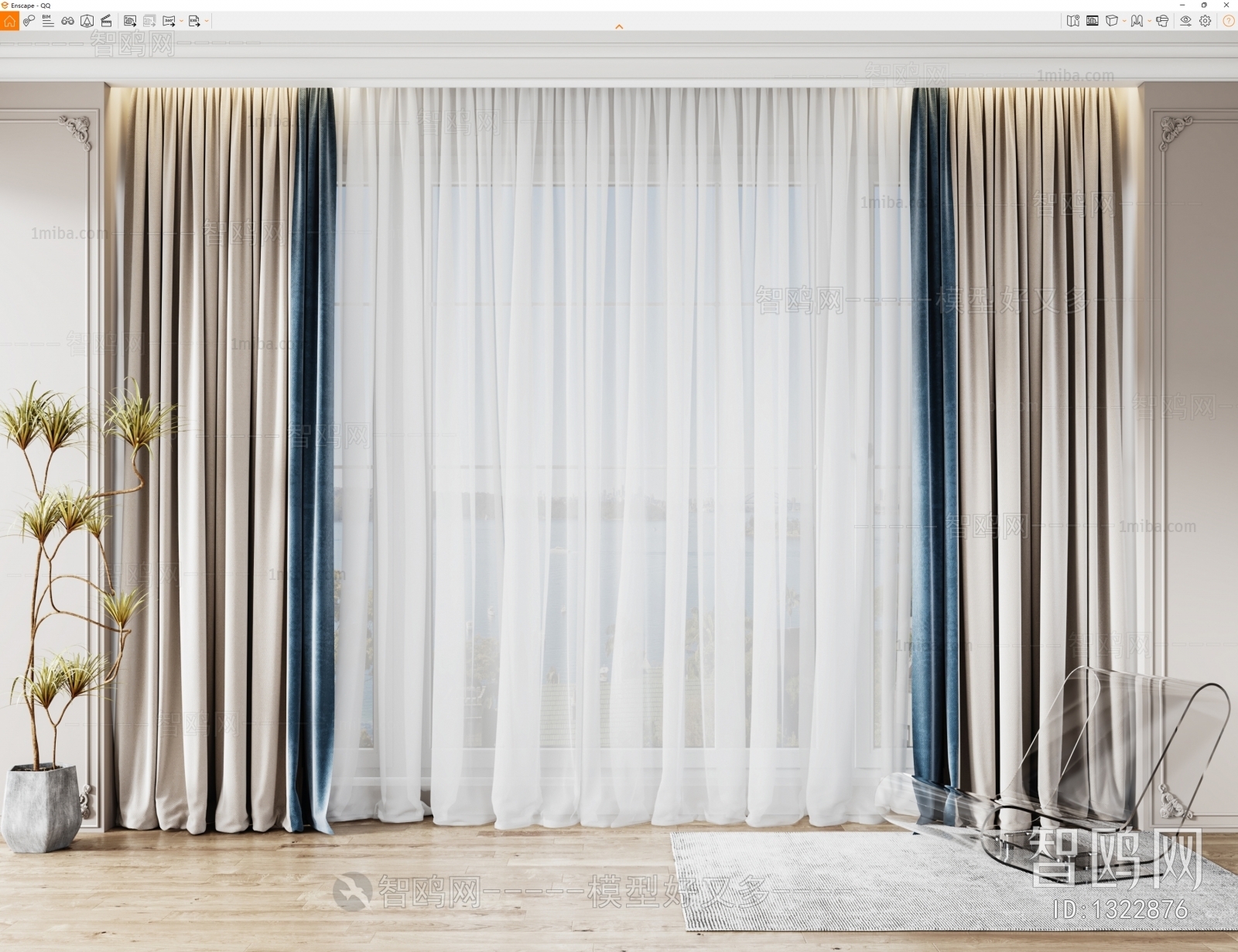 Modern The Curtain