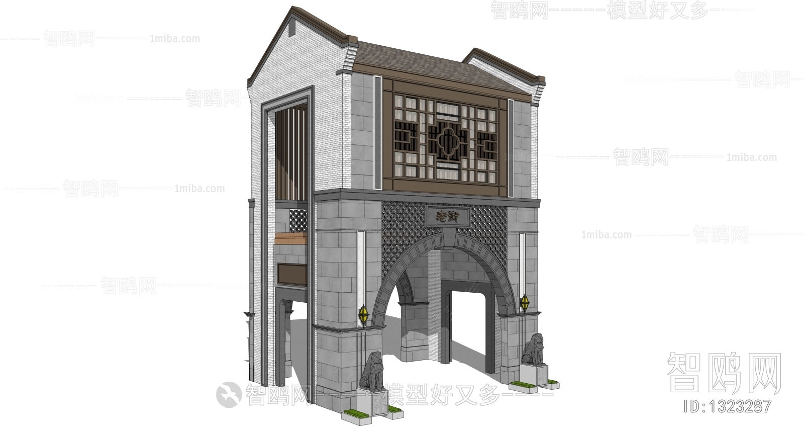 New Chinese Style Facade Element