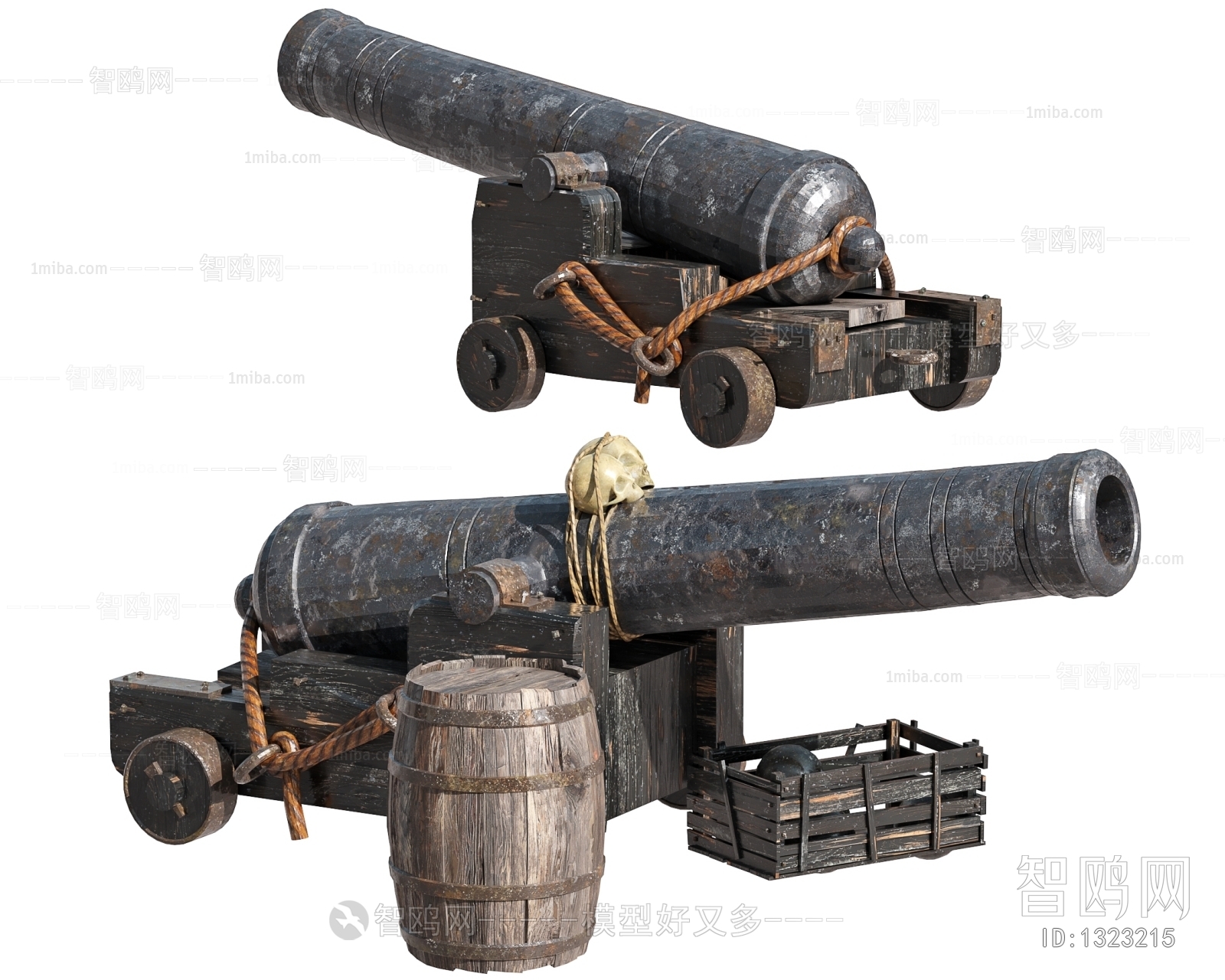 欧式古典复古火炮